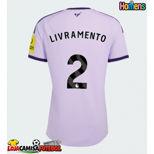 Camisa de Futebol Newcastle United Tino Livramento #2 Equipamento Alternativo 2026-27 Manga Curta